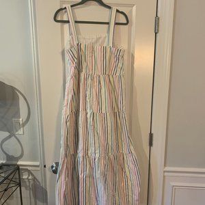 JCrew Tiered Midi Dress